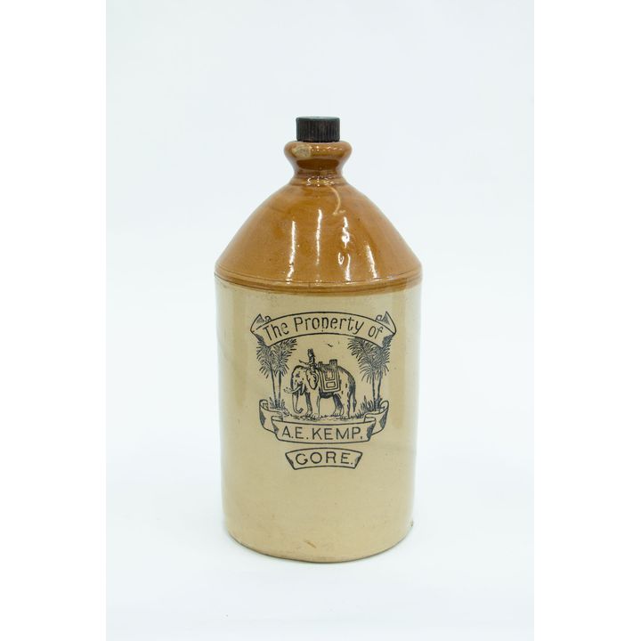 A E Kemp - Two-gallon stoneware jar