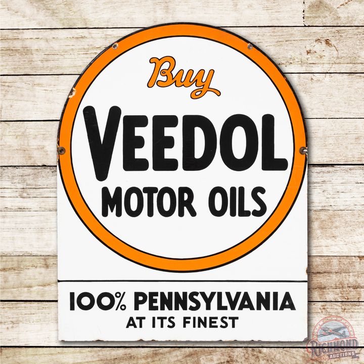 Buy Veedol Motors Oils Porcelain Sign TAC 9