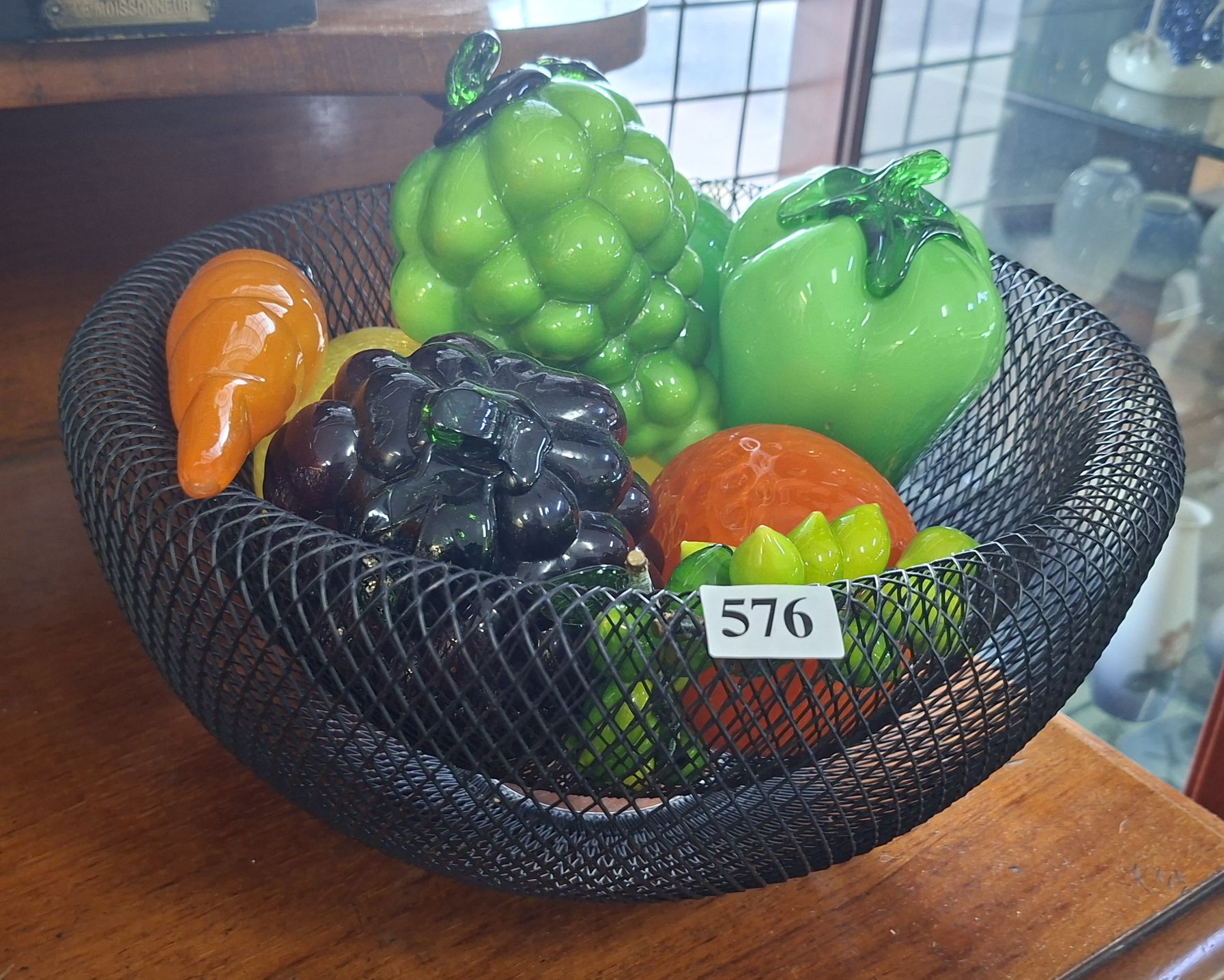 Collection Of Glass Fruit And Vegetables