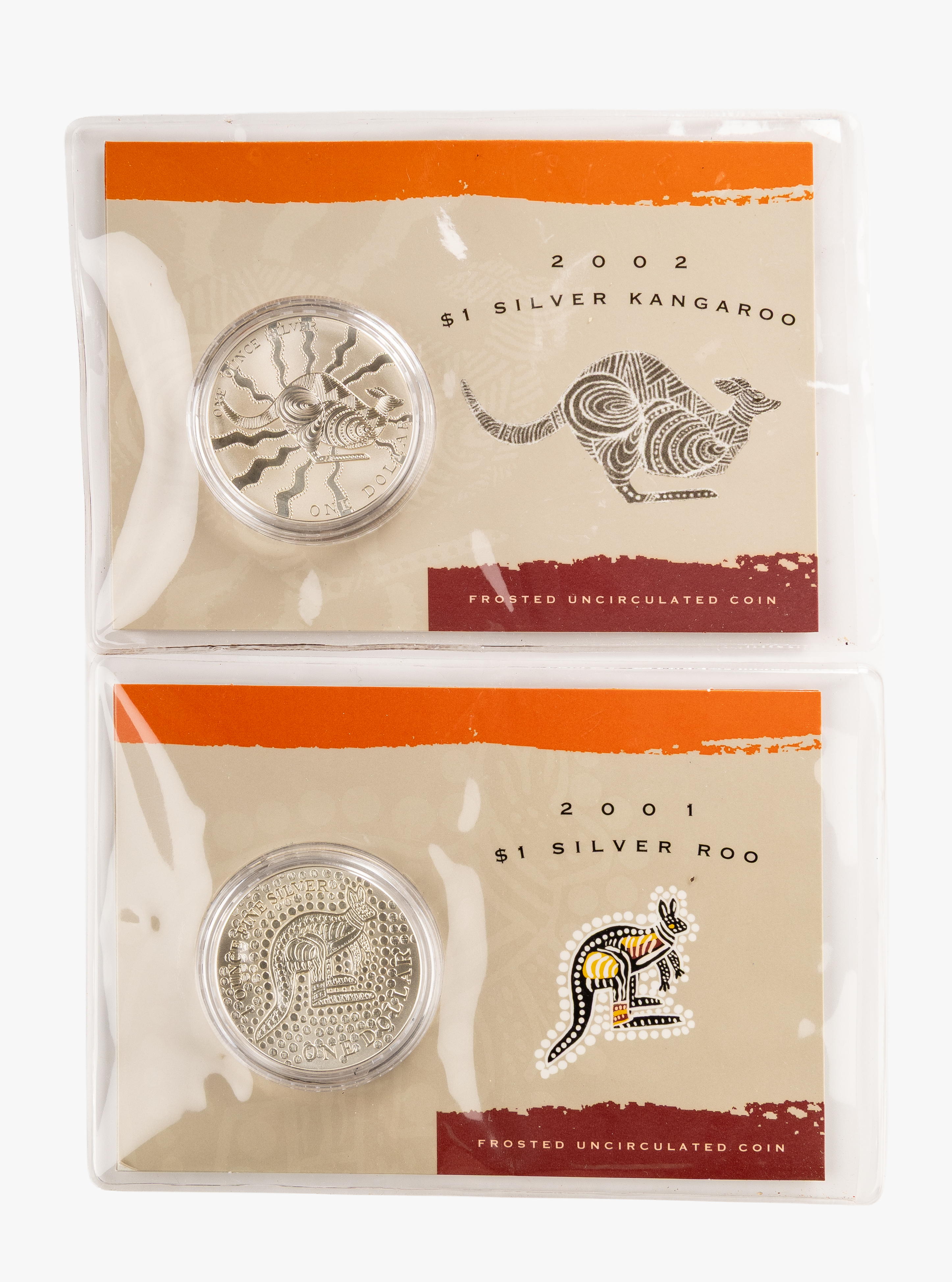Elizabeth II, RAM - Silver Kangaroo, One Dollar, 2001 - 2002, UNC