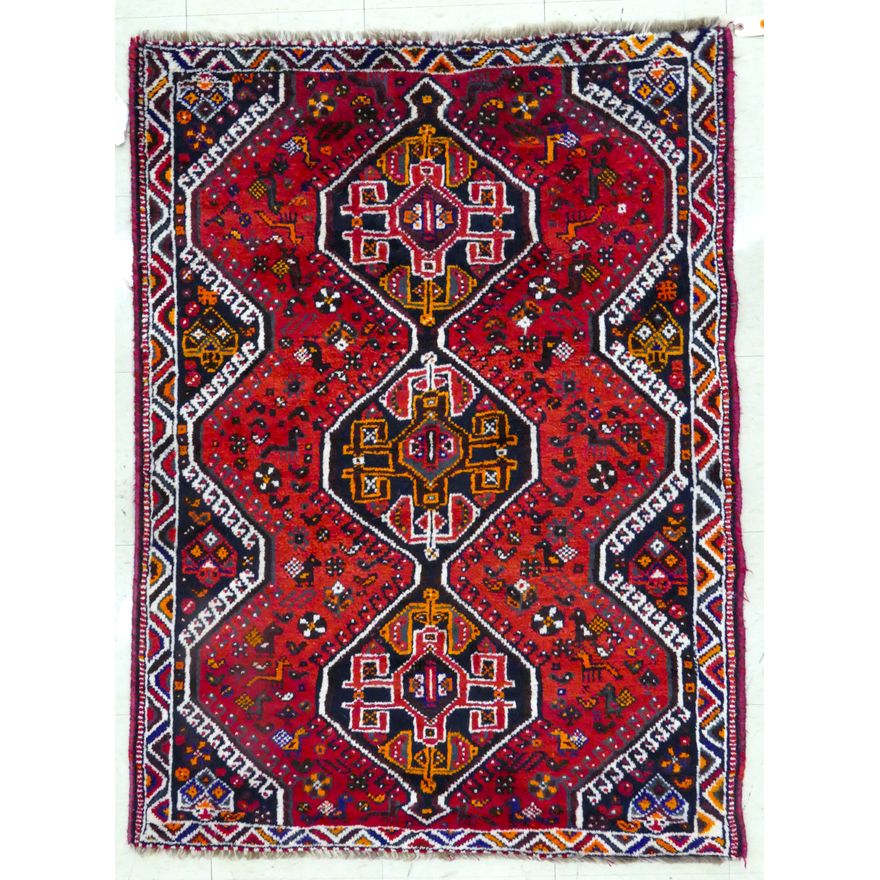 Afghan Oriental Rug 3'4''x4'10''