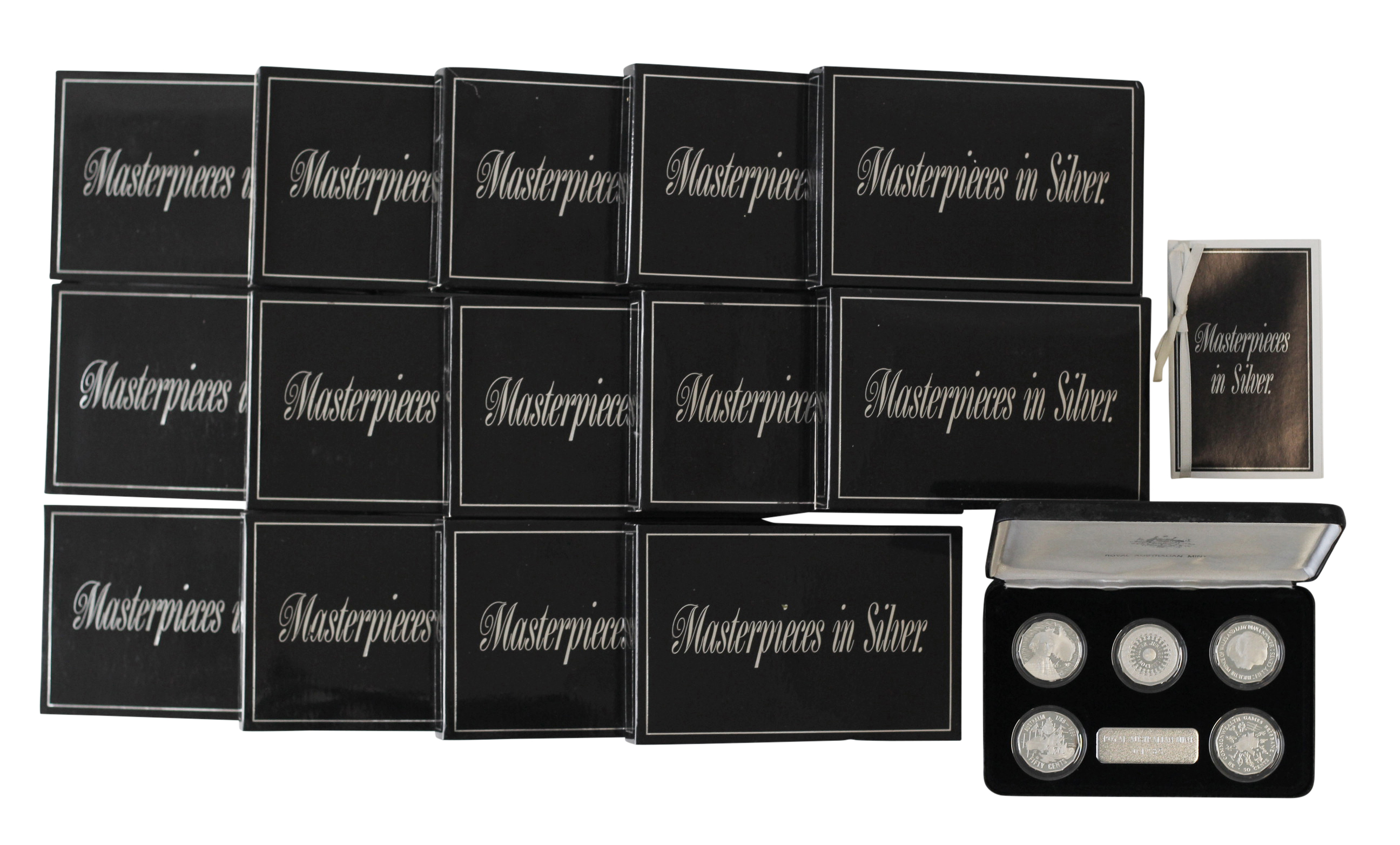 Group, Masterpieces in Silver, 1989, FDC