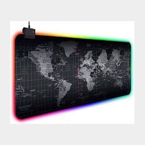 51712/911 RGB Light World map luminous mouse pad 300 800 4mm - barcode 9902004310684 B1 (S8)