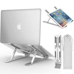 Potable Laptop Stand for 10 15.6 Notebook Macbook and iPad (Silver) | RUSTED A LITTLE