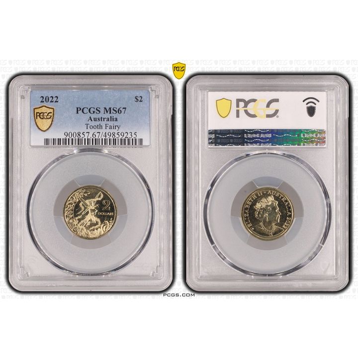 Elizabeth II, Tooth Fairy , Two Dollar, 2022, PCGS MS67