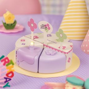 CUTE BLUETOOTH SPEAKER, PORTABLE WIRELESS SPEAKER WITH LOUD STEREO SOUND,BLOW-OUT CANDLE LIGHTS,60S RECORDING FUNCTION,6H PLAY SUP