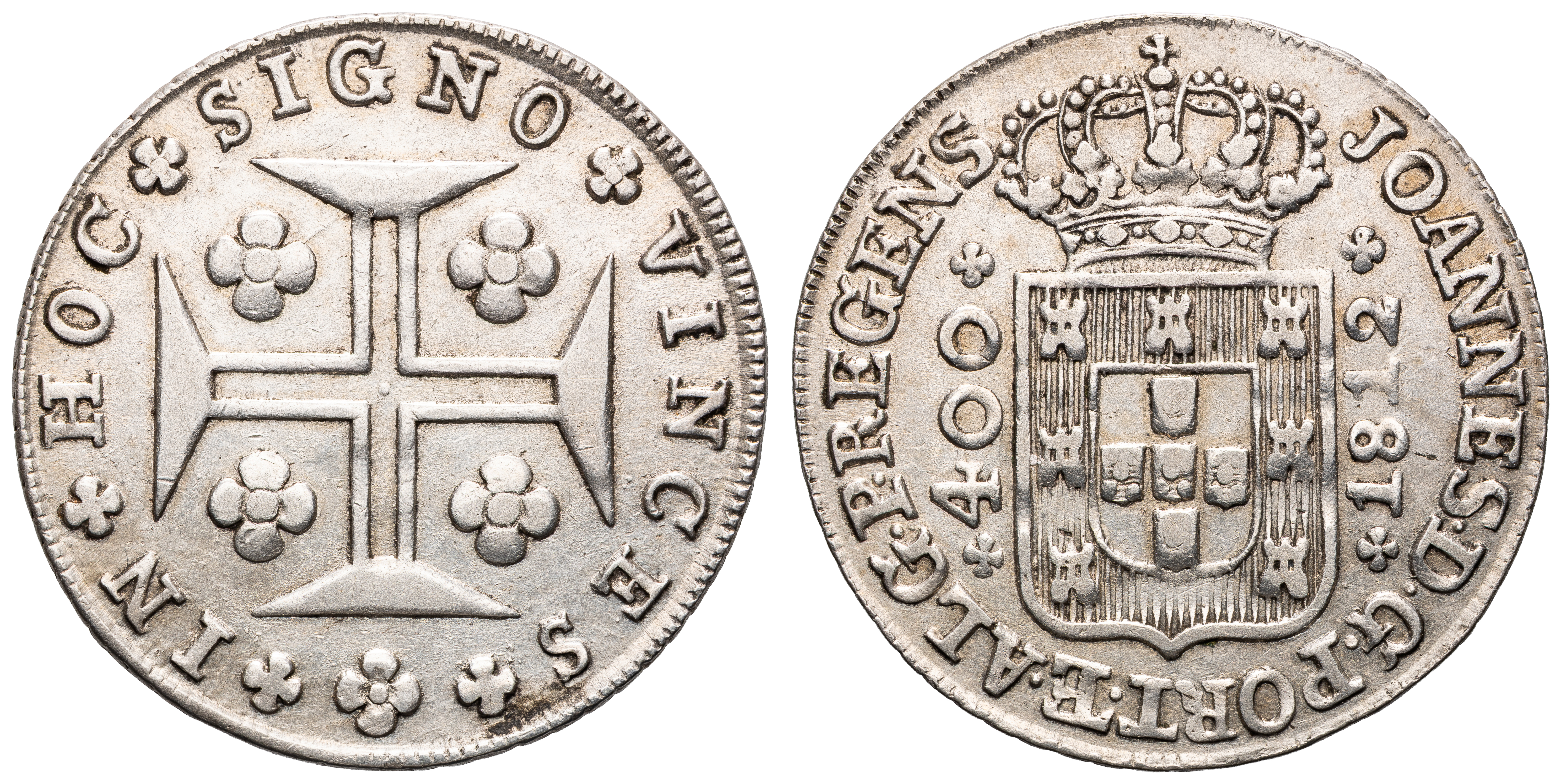 Portugal, Four Hundred Reis, 1812, F