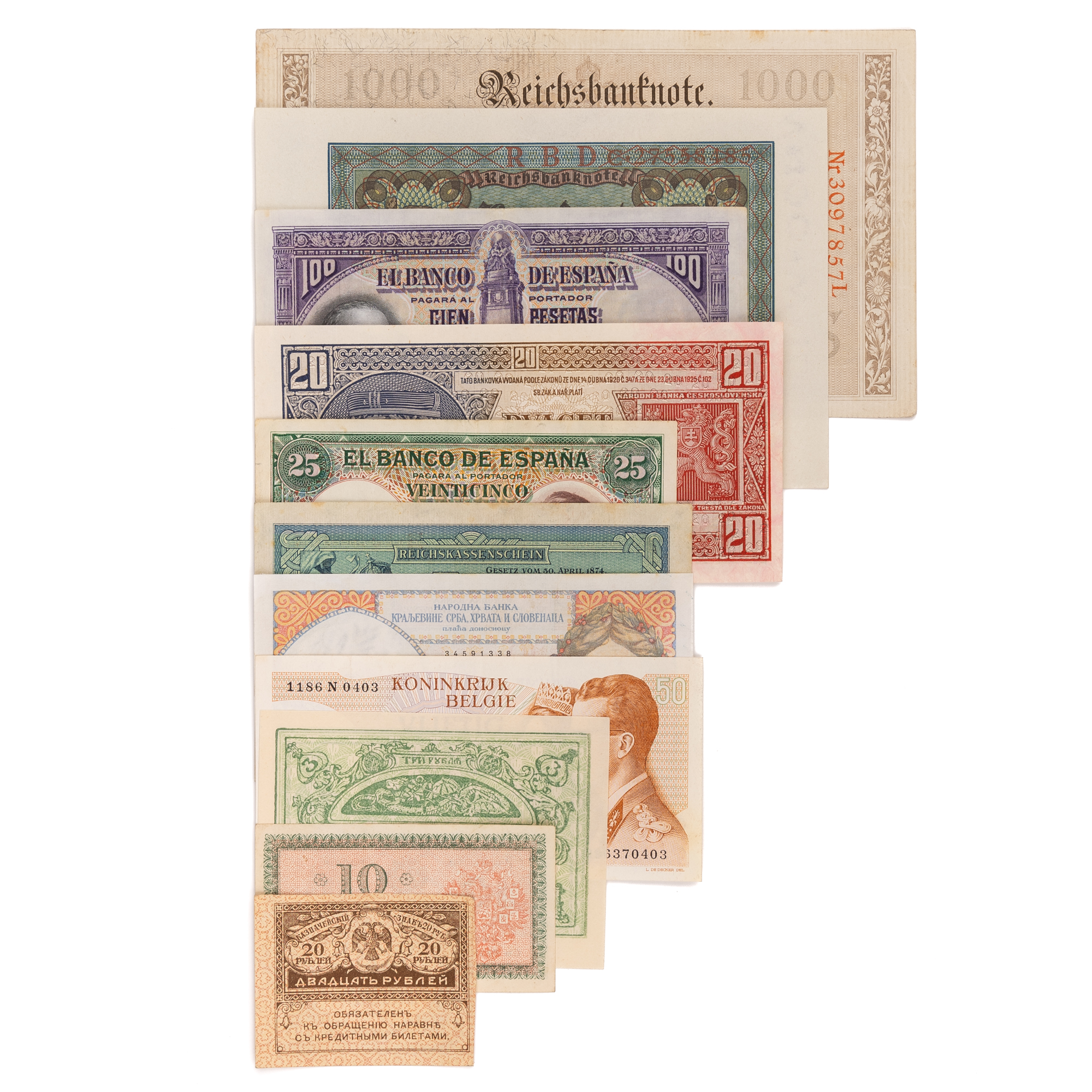 Europe, Accumulation, 1900s, Fine - aUNC