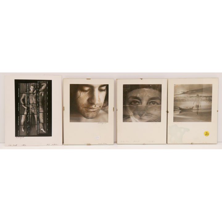 4pc Paul Dahlquist Signed Modern Art Photographs, c1980's. Photographs- 9.5x7'' each