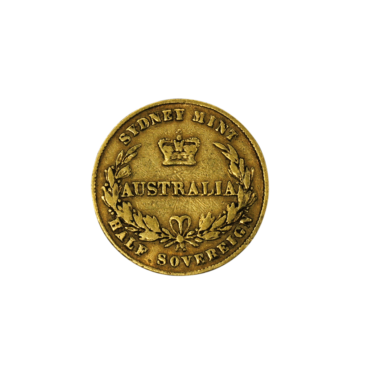 1160. · Victoria, Half Sovereign, 1862, VG