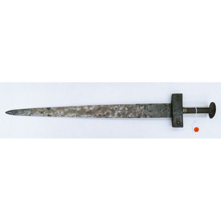 Antique Sudanese Tuareg Sword Steel Handle 31.5''
