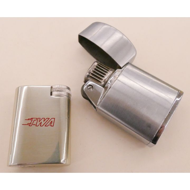 2pc Vintage Lighters- TWA Etc