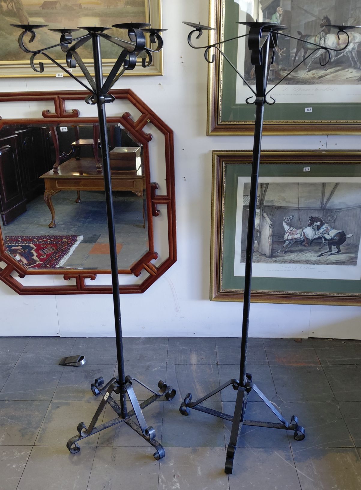 PAIR OF CANDELABRAS