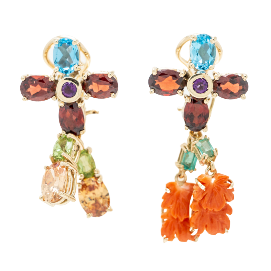 ARETES DE SEMIPRECIOSAS
