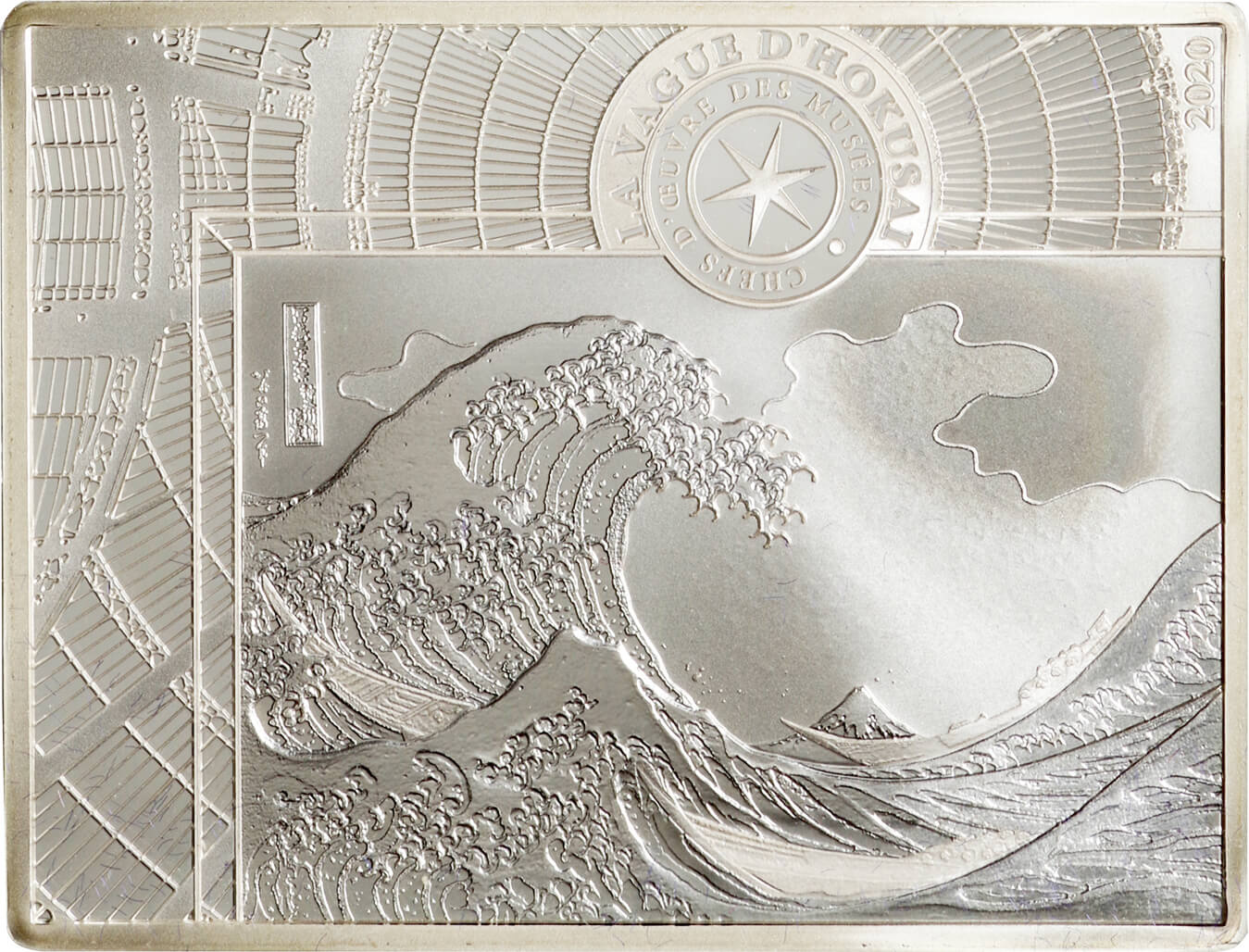 フランス 2020 世界の美術館傑作記念コイン 葛飾北斎/ピカソ/ゴッホ 10ユーロ銀貨 3