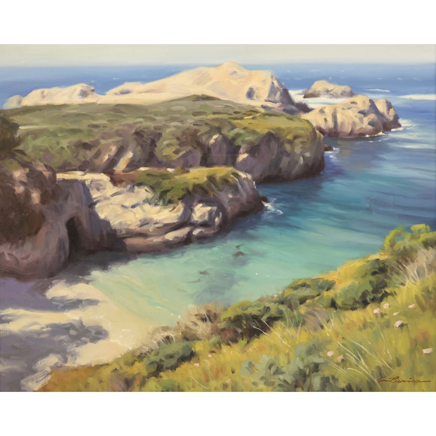 Tom Browning ''China Cove'' 1989 Oil