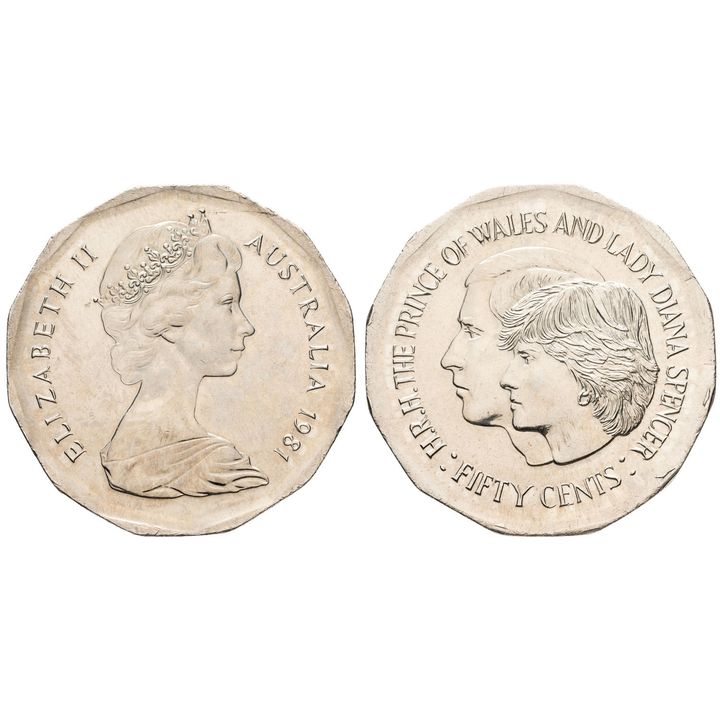 Elizabeth II, Fifty Cents, 1981, CHU