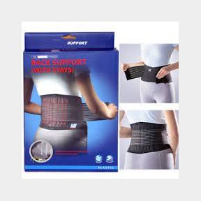 Elastic Back Support With Stays - XL-51464/5196 B4 (S6)