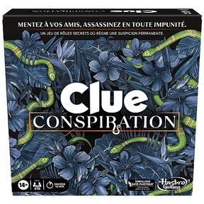 CLUE CONSPIRACY BOARD GAME FOR ADULTS AND TEENS | SECRET ROLE STRATEGY GAMES | AGES 14+ | 4-10 PLAYERS | 45 MINS. | MYSTERY GAMES