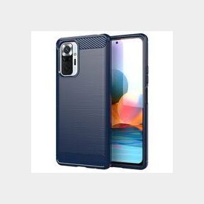 CellTime Xiaomi Redmi Note 10 Pro Shockproof Carbon Fiber Design Cover - Blue - Xiaomi Max - Bar 9901061443298- 51748/14200