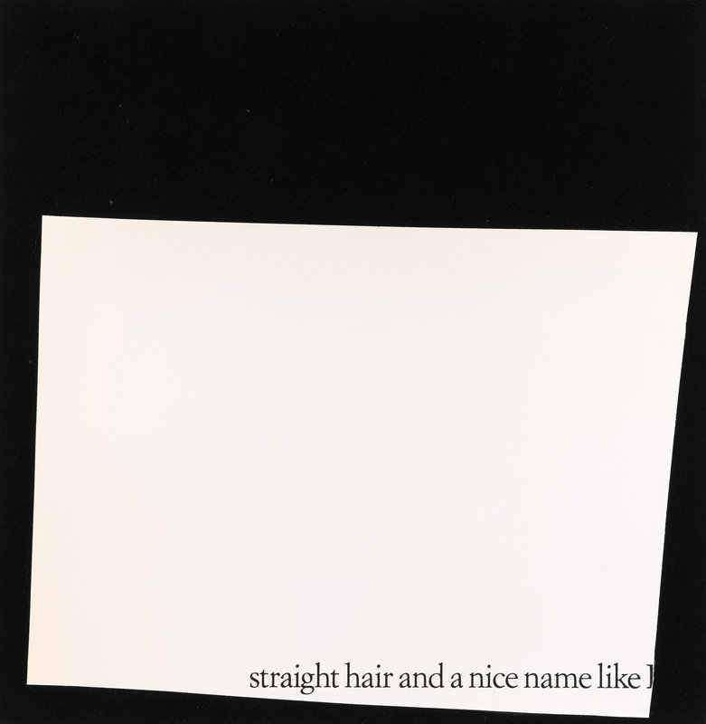 Kim Fisher
(American, b. 1973)
Straight Hair…, 2016