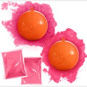 GENDER REVEAL TARGET BALL WITH PINK POWDER FOR OUTDOOR BABY GENDER REVEAL PARTY