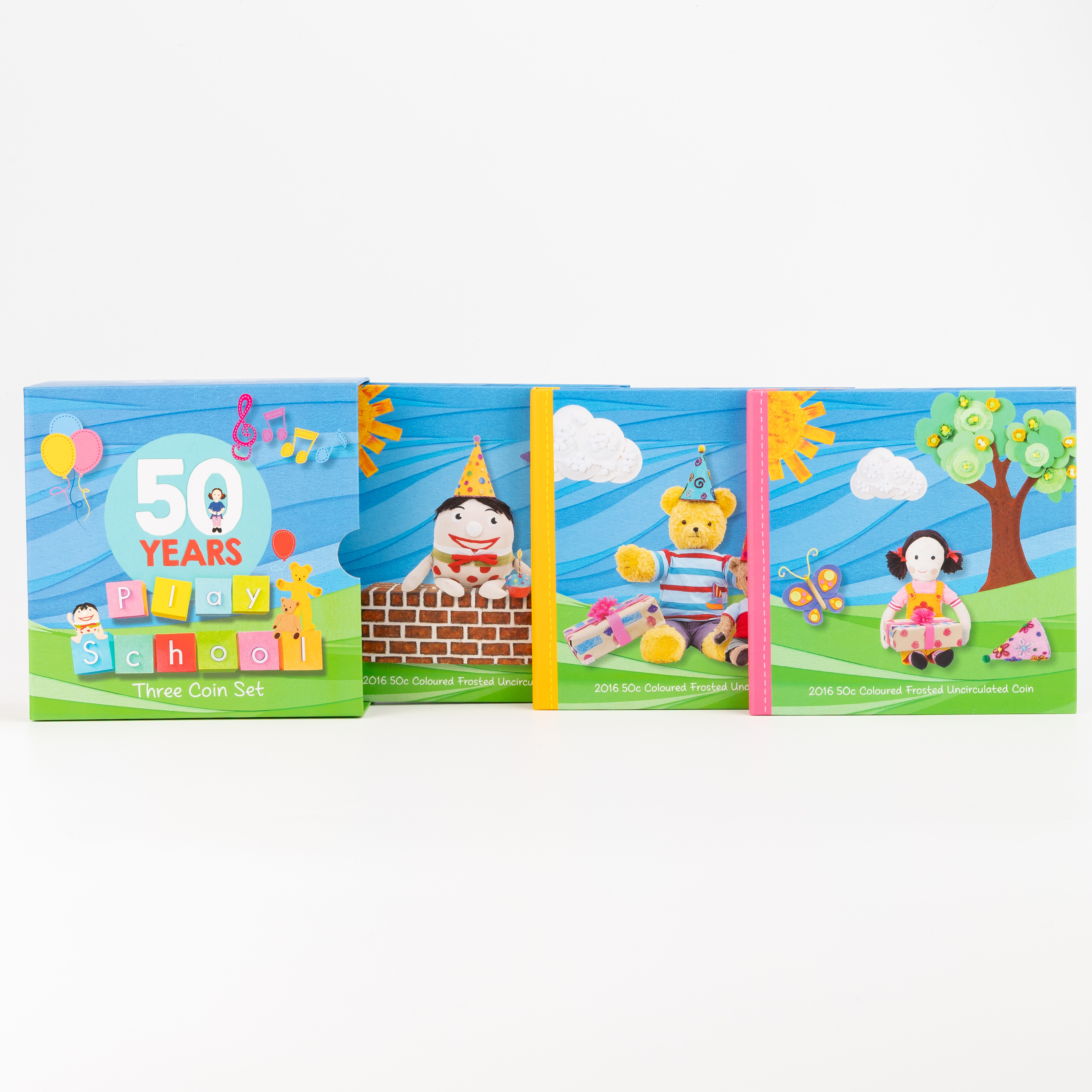 Elizabeth II, RAM - 50 Years of Play School, Fifty Cents, 2016, UNC
