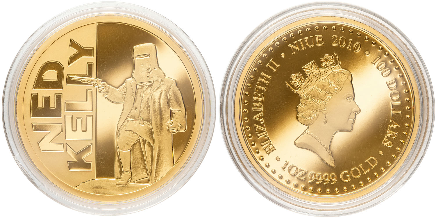 Elizabeth II, Ned Kelly, One Hundred Dollars, 2010, FDC