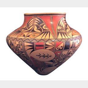 Large Hopi Pot By Loretta Silas Poleahla