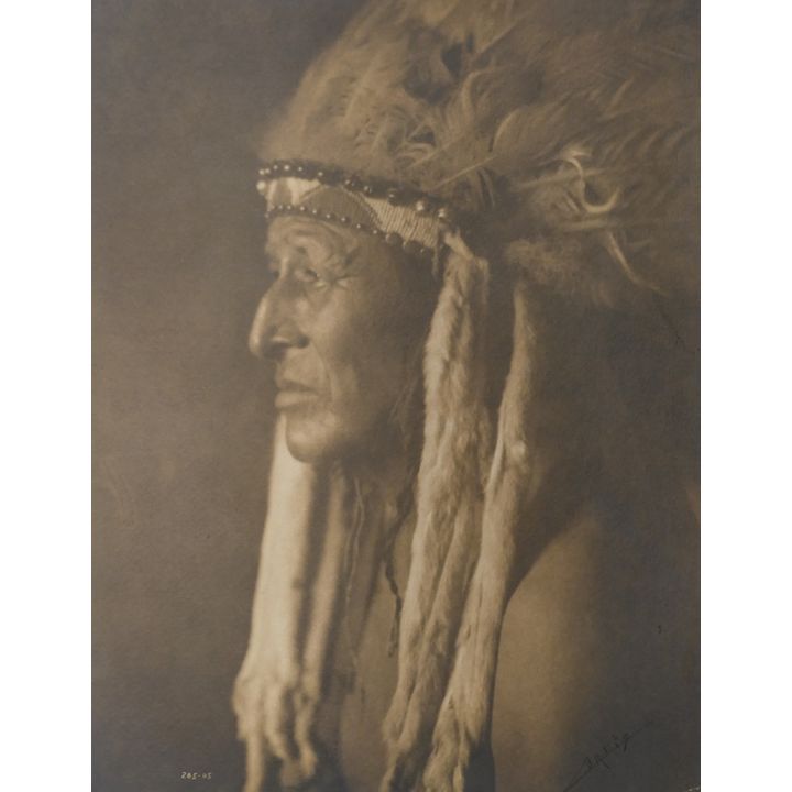 Edward Curtis ''White Swan'' (Indian Chief) 1905