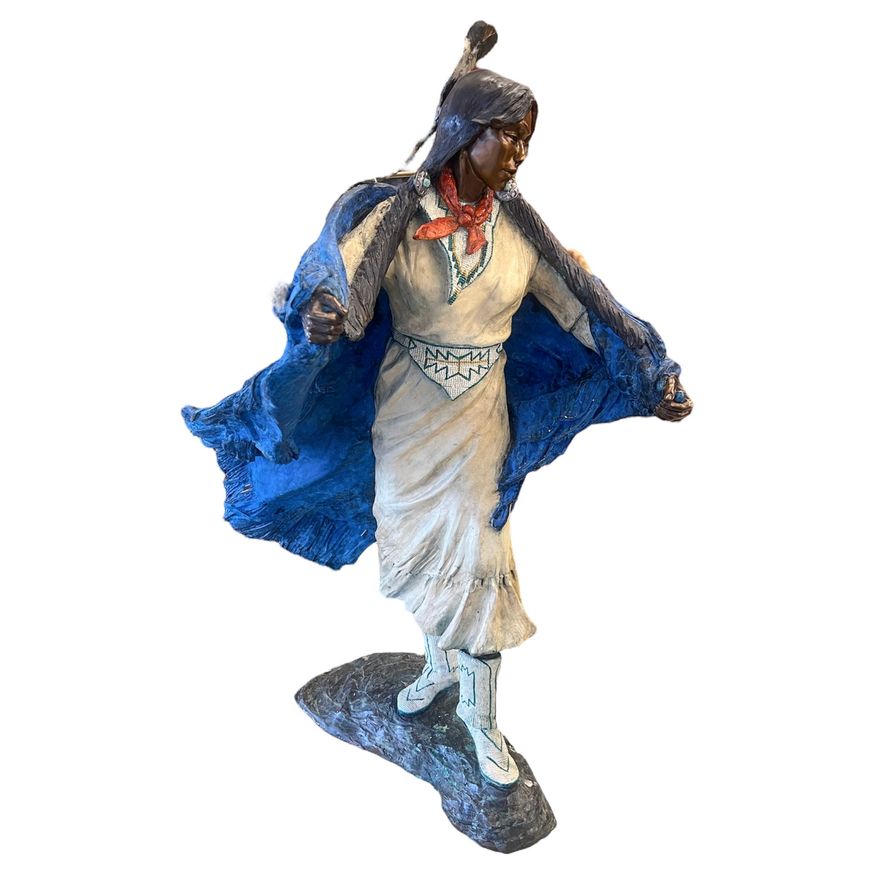 Marie Barbera ''Blanket Dance'' Bronze