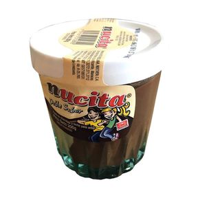 SINDONI NUCITA DOBLE SABOR CHOCOLATE CON LECHE DULCE VENEZOLANO VASO 200 GR. SPREADABLE CHOCOLATE DOUBLE FLAVOR DOUBLE CREAM WITH