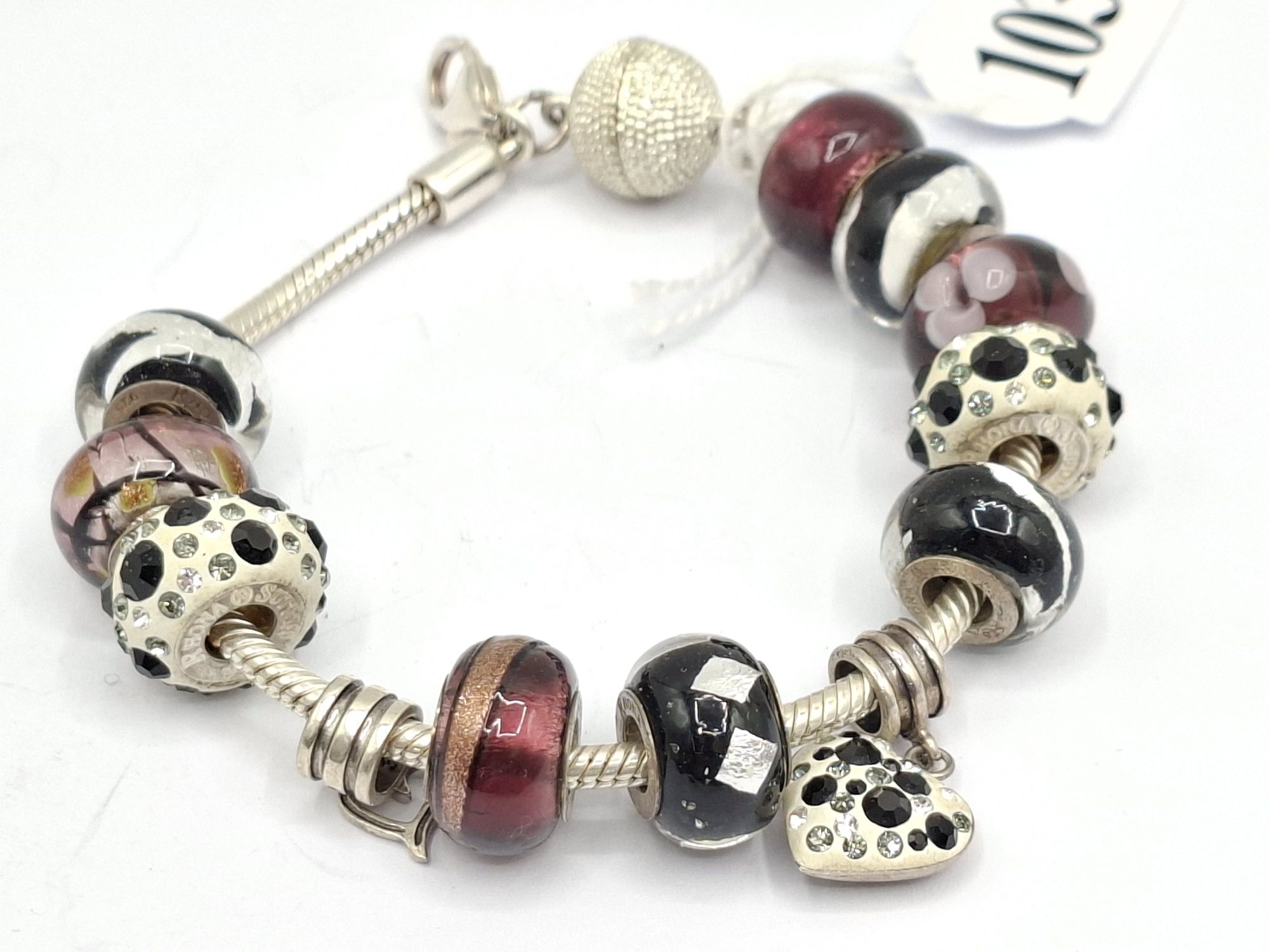 Sterling Silver Charm Bracelet