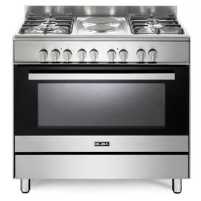 Elba 01-9CX727N1 Classic 4 Gas 2 Electric Cooker Elec Oven Stainless Steel -