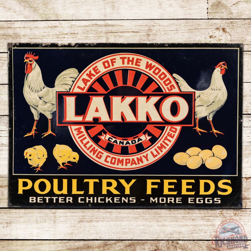 Lakko Lake of the Woods Milling Co. Limited Canada Poultry Feeds SST Sign
