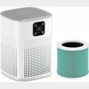 AIR PURIFIERS FOR BEDROOM, HONEYUAN H13 HEPA AIR PURIFIER FOR HOME LARGE ROOM 600 SQFT, AIR PURIFIERS WITH 360 AIR INTAKE, 3 FAN S