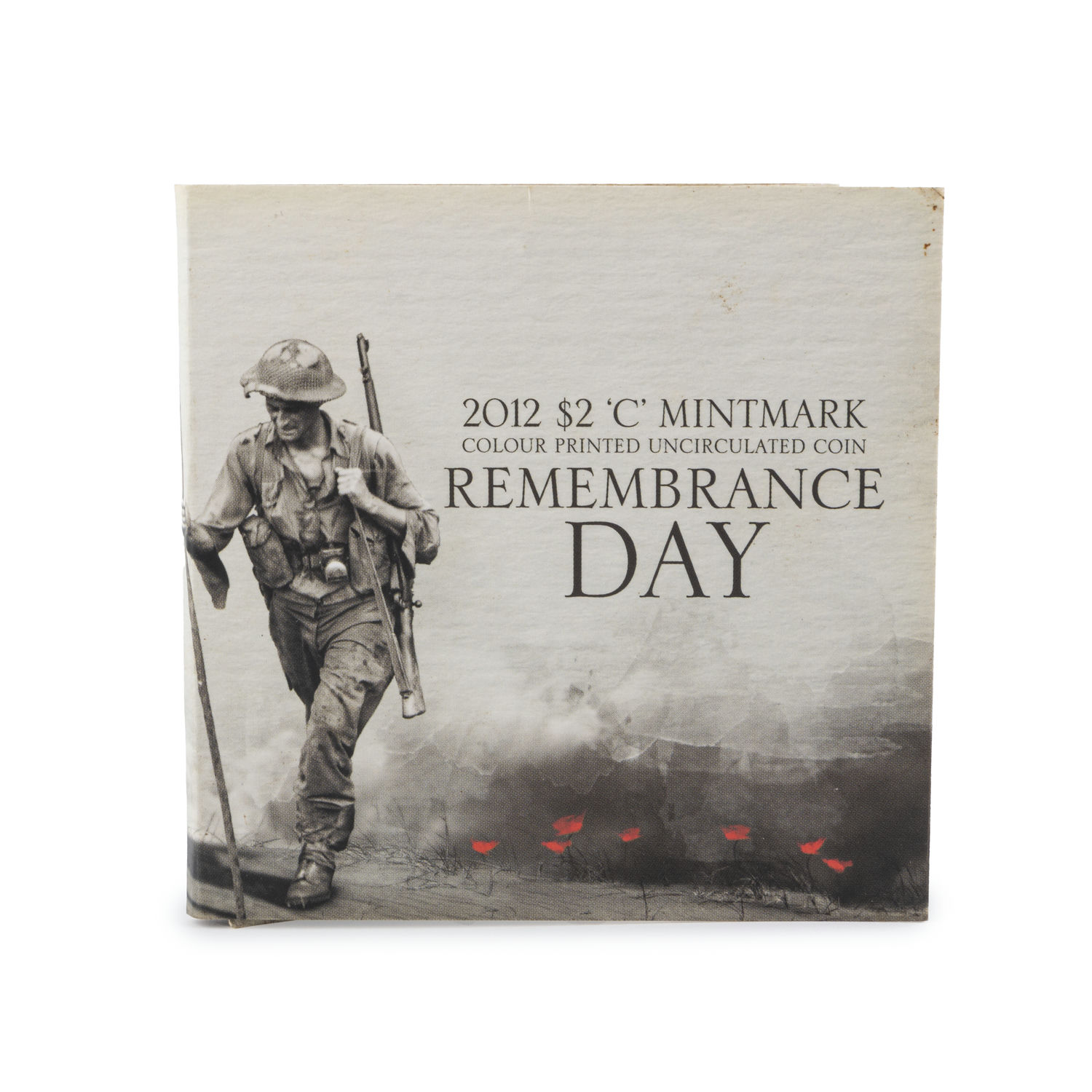 Remembrance Day Trifold, Two Dollars, 2012-C, UNC