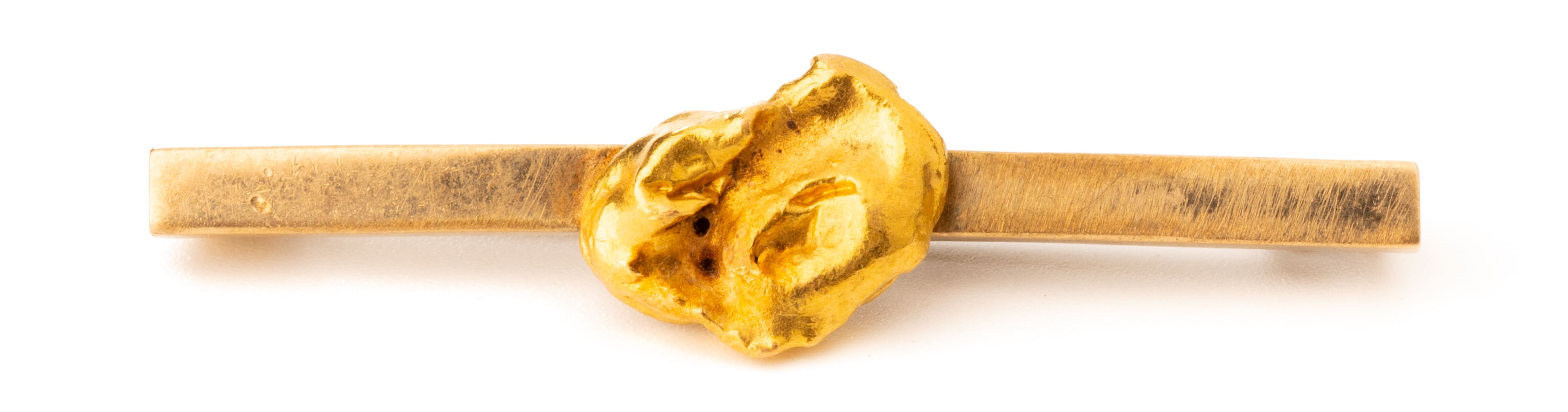 68 · Gold Nugget Tie Pin, C.1900S,  VF
