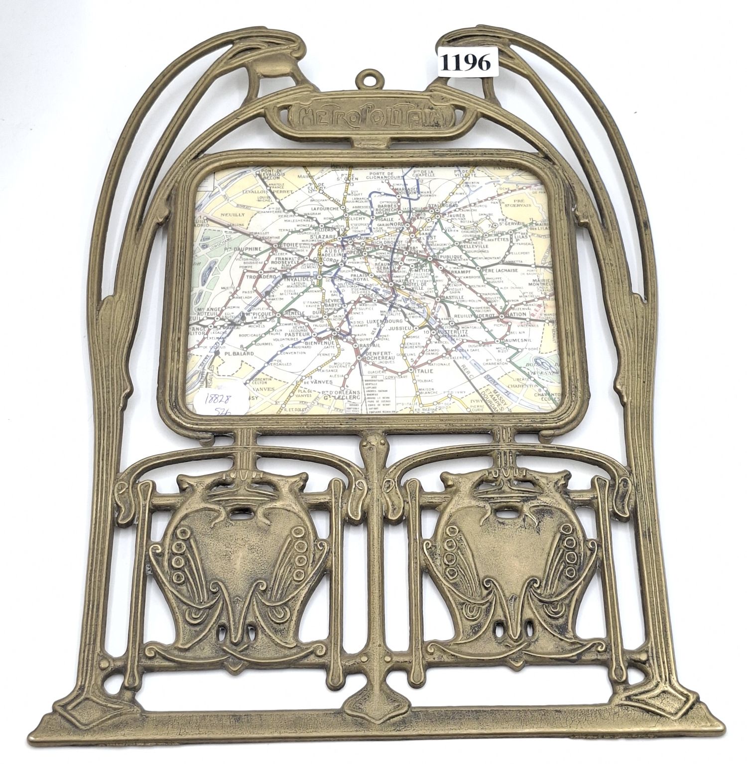 1196 · FRAMED METROPOLITAN MAP