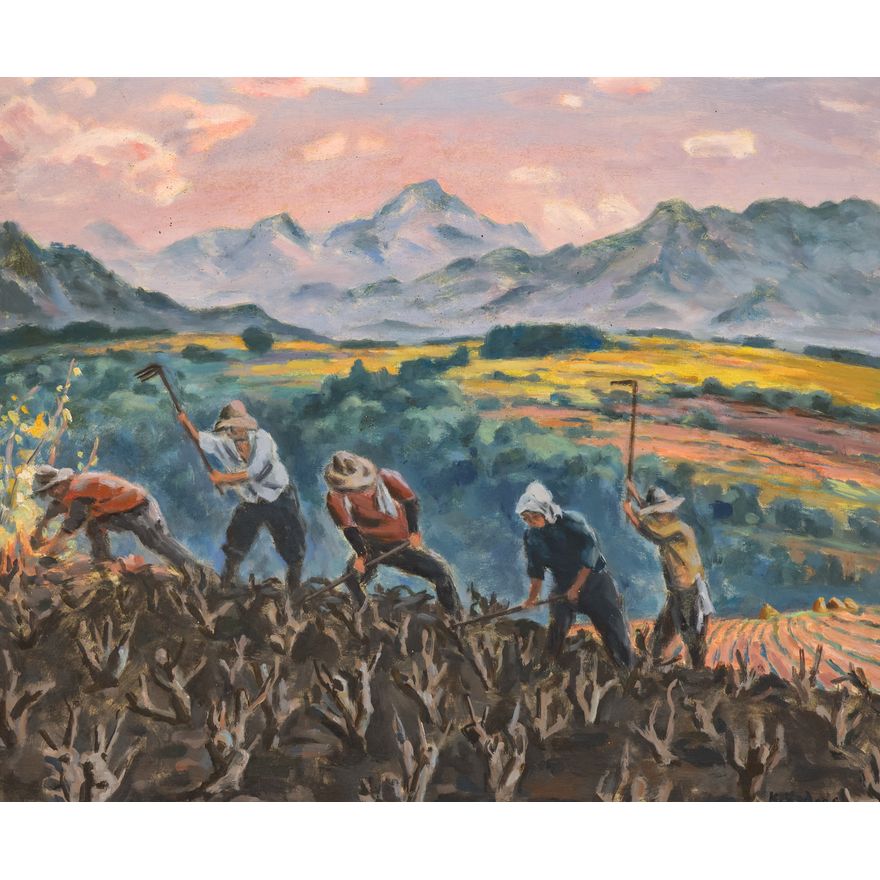 Kenkichi Kodera ''The Cultivation'' Oil on Canvas