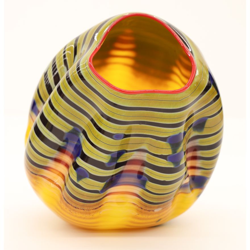 Dale Chihuly ''Cinnamon Macchia'' 2001 Blown Glass