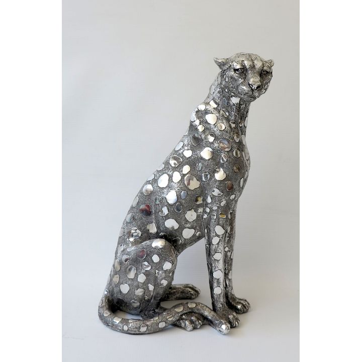 LARGE COMPOSITION SEATED CHEETAH