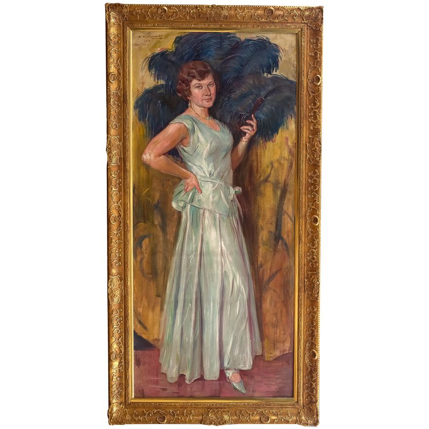 Wincenty Wodzinowski | Portret córki artysty – Krystyny, 1931 r.