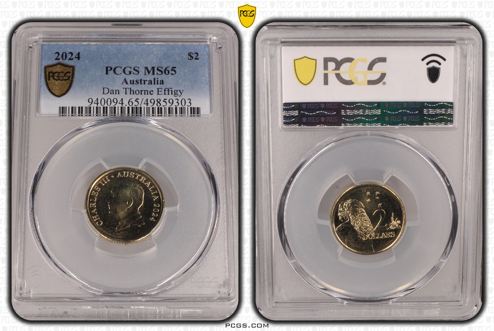 Dan Thorne Effigy , Two Dollar, 2024, PCGS MS65