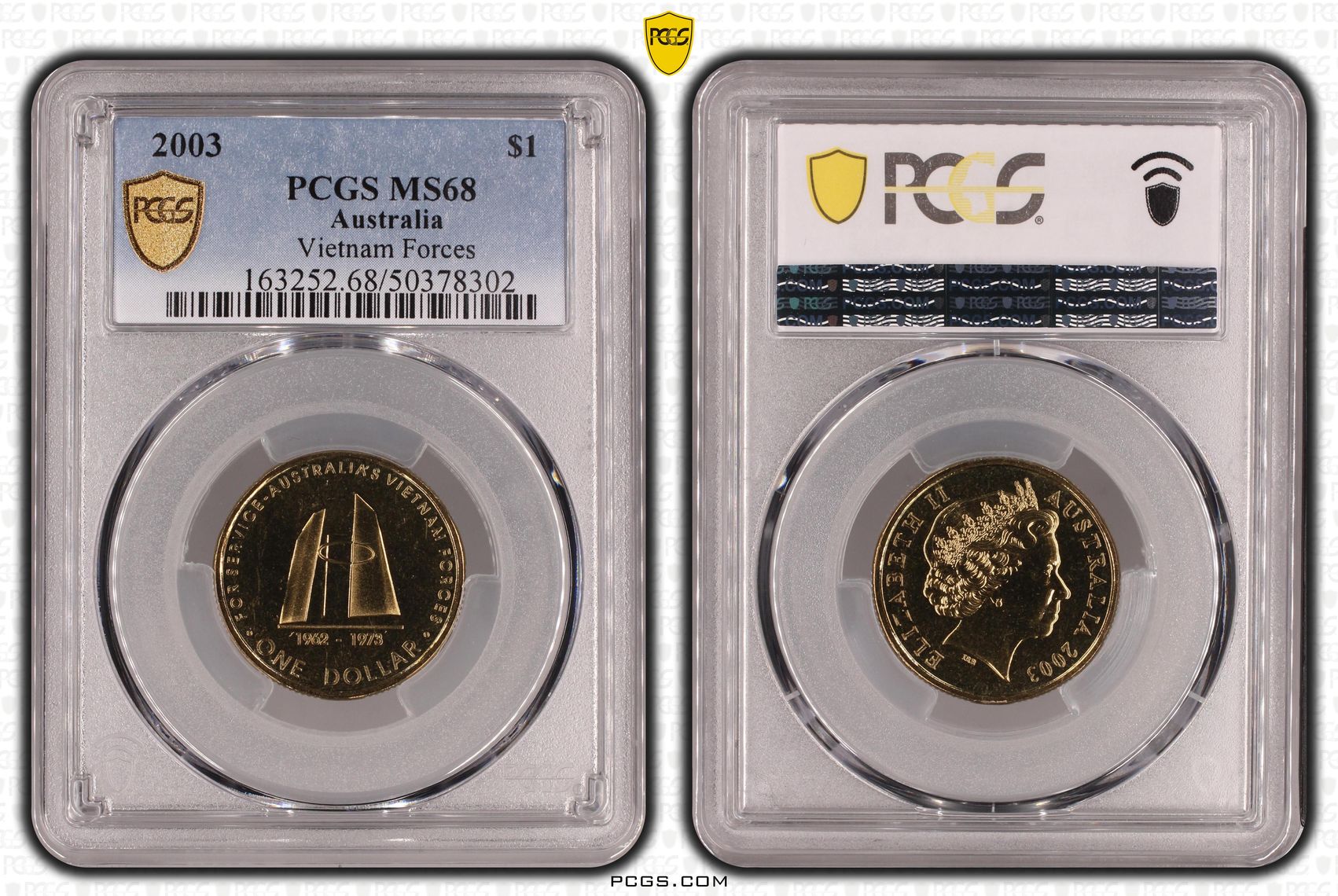 Vietnam Forces , One Dollar, 2003, PCGS MS68