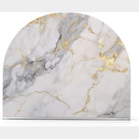 GOLDEN GREY WHITE MARBLE NAPKIN HOLDER, ACRYLIC NAPKIN HOLDERS FOR TABLE COCKTAIL NAPKINS DISPENSER PAPER STAND FOR HOME KITCHEN R