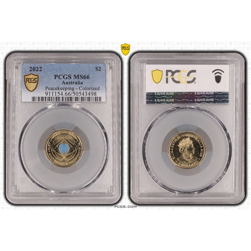 Peacekeeping - Colorized, Two Dollar, 2022, PCGS MS66