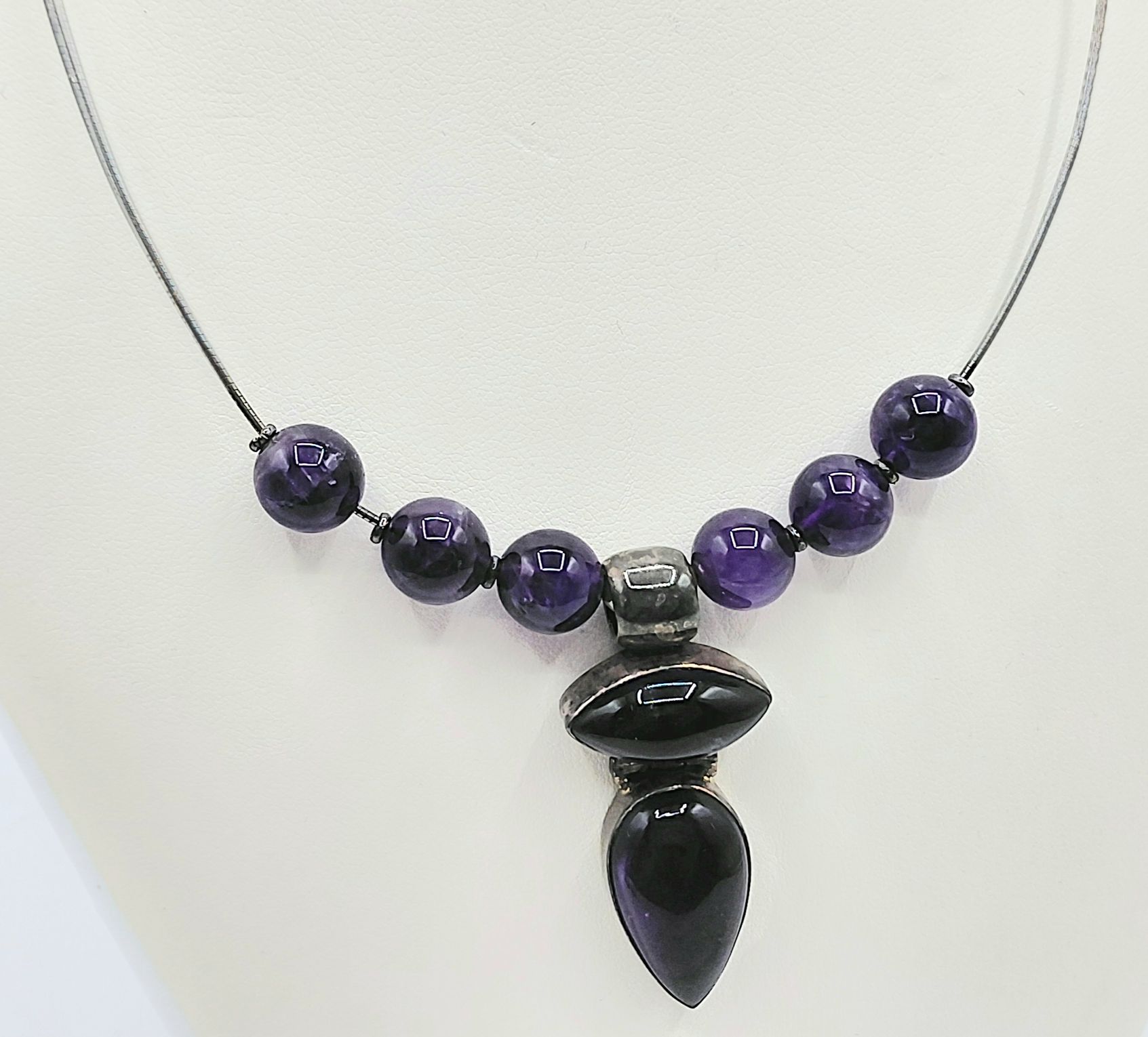 Amethyst Necklace On Chain