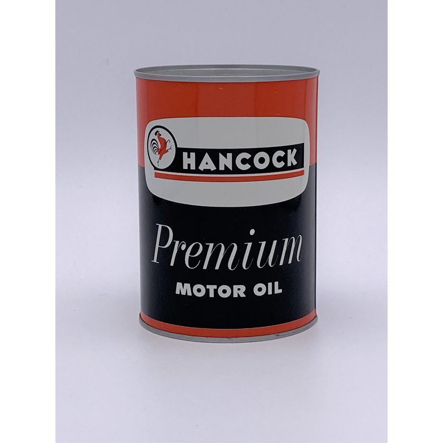Full 1 Quart Can Hancock Premium Motor Oil TAC 9.25