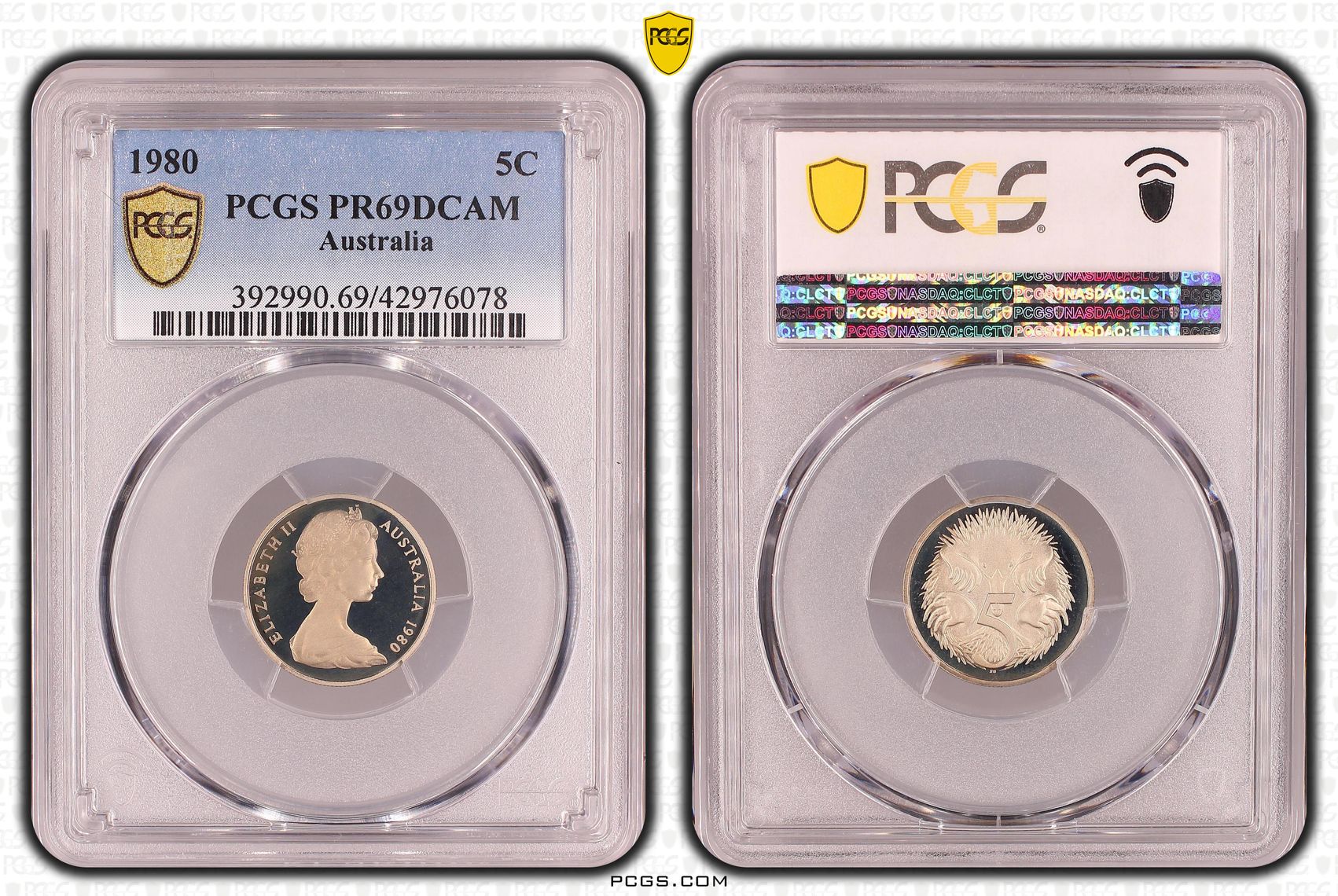 Five Cent, 1980, PCGS PR69DCAM